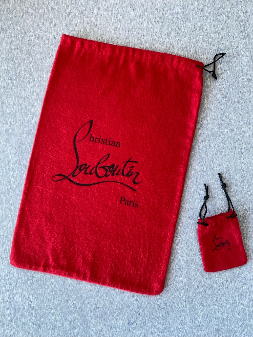 Authentic Christian Louboutin | Velvet Drawstring Dust Bag Gift Decoration